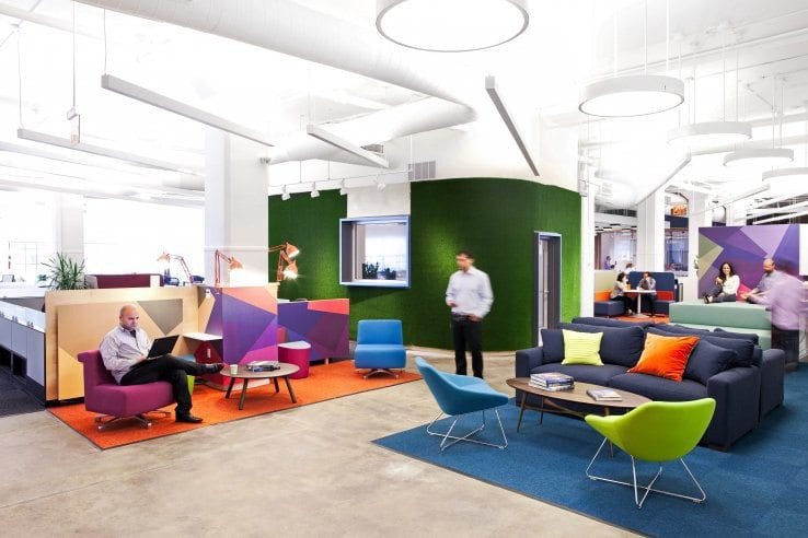 LivePerson New York playful office design