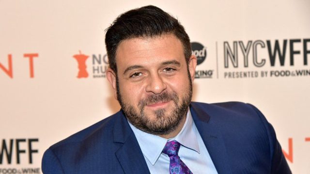 Who is Adam Richman's wife?
