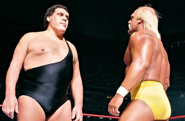 André the Giant and Hulk Hogan