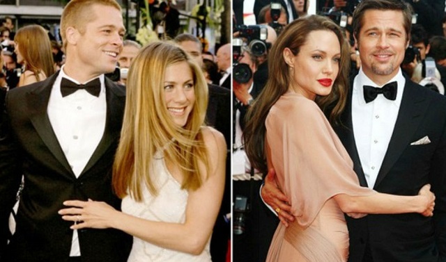 Angelina Jolie, Brad Pitt and Jennifer Aniston