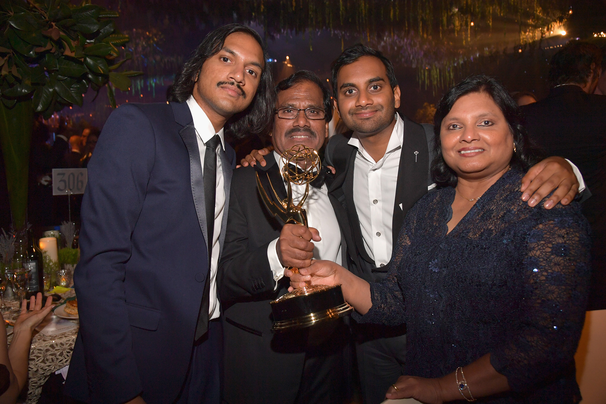 Aziz Ansari family
