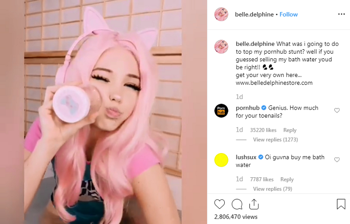 Belle Delphine Twerk