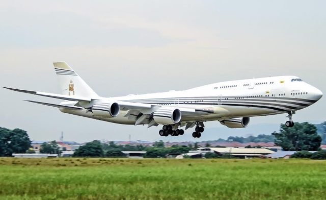 Brunei Flight Boeing 747 BBJ the most expensive private jets