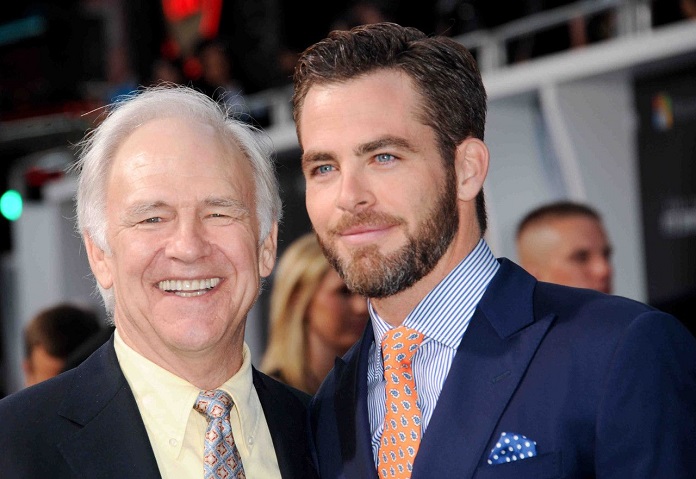 Chris Pine and dad 