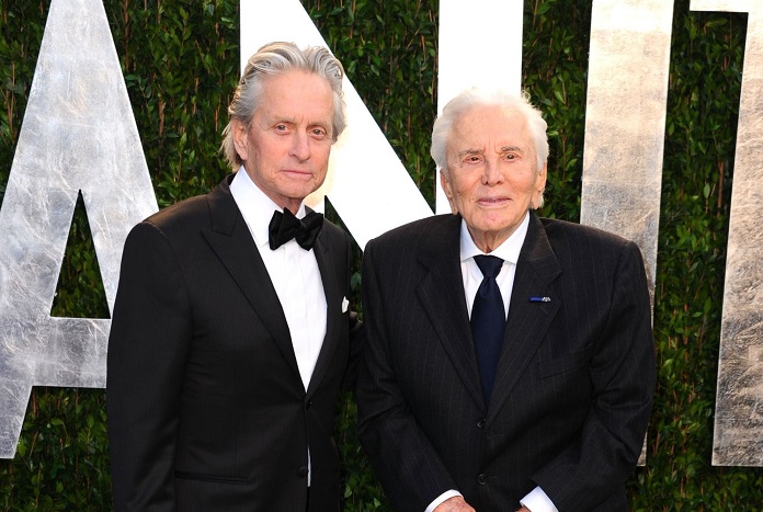 Michael Douglas and dad 