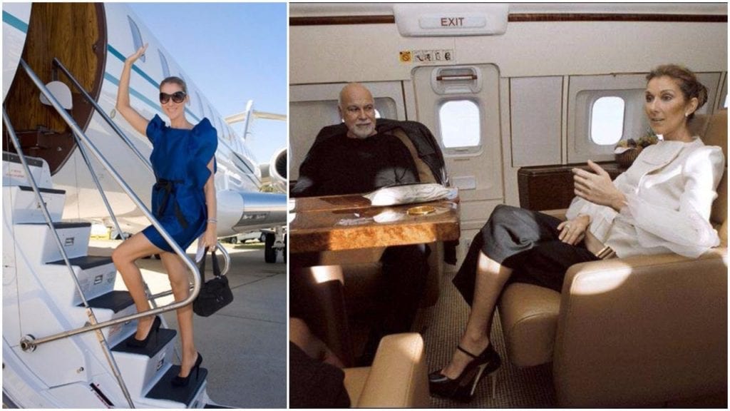 Celine Dion celebrity-owned private jets