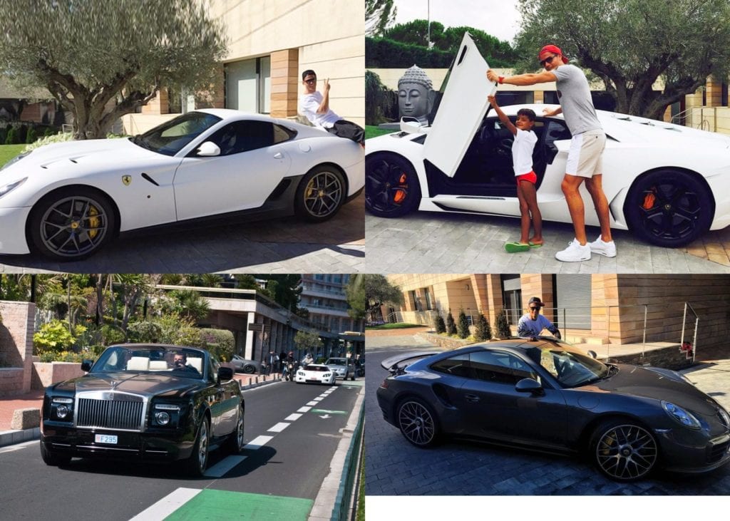 Cristiano Ronaldo Car collection