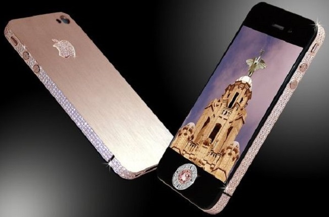 DIAMOND ROSE IPHONE 4; Most Expensive Cell Phones