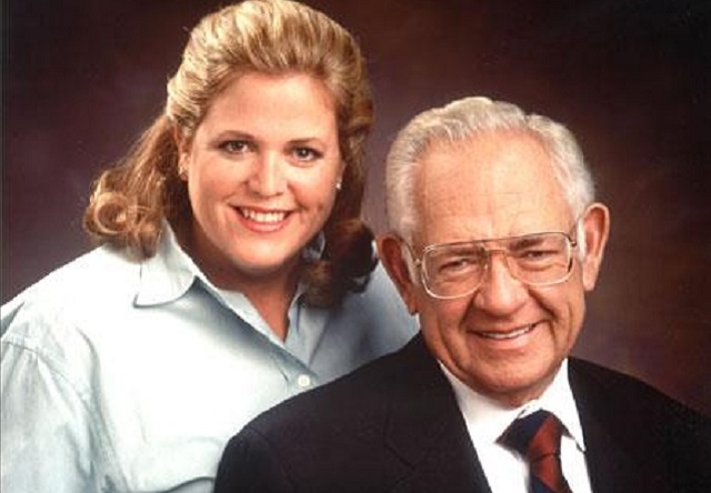 Dave Thomas and daughter