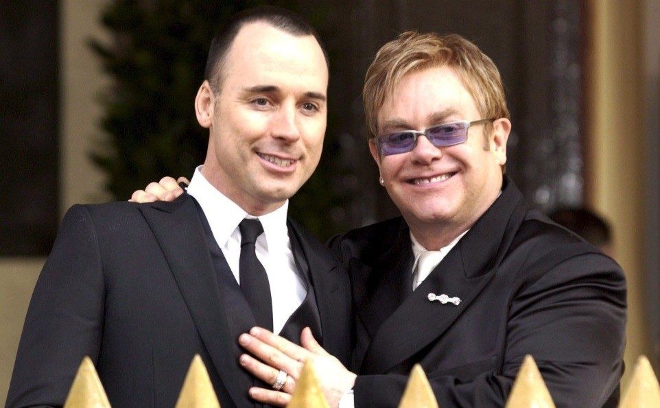 Sir Elton John and David Furnish wedding