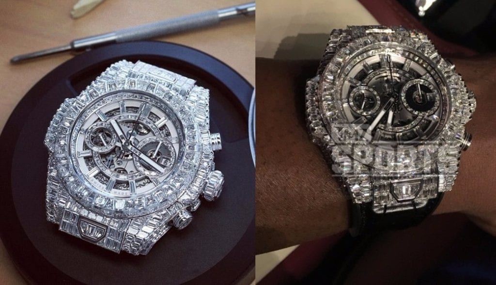 Floyd Mayweather's $1.1 Million Diamond Watch 2