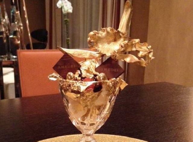 Golden Opulence Sundae