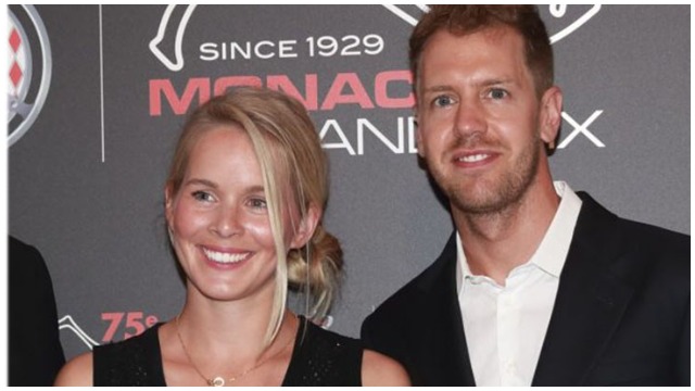 Hanna Prater och Sebastian Vettel