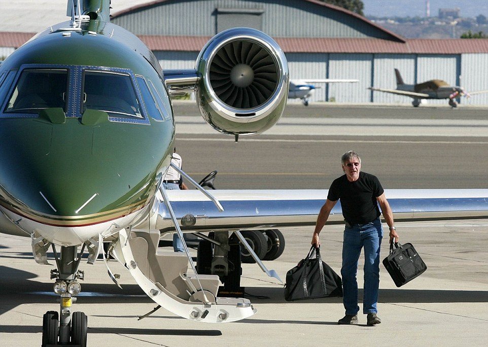 Harrison Ford private jet celebrity-owned private jet