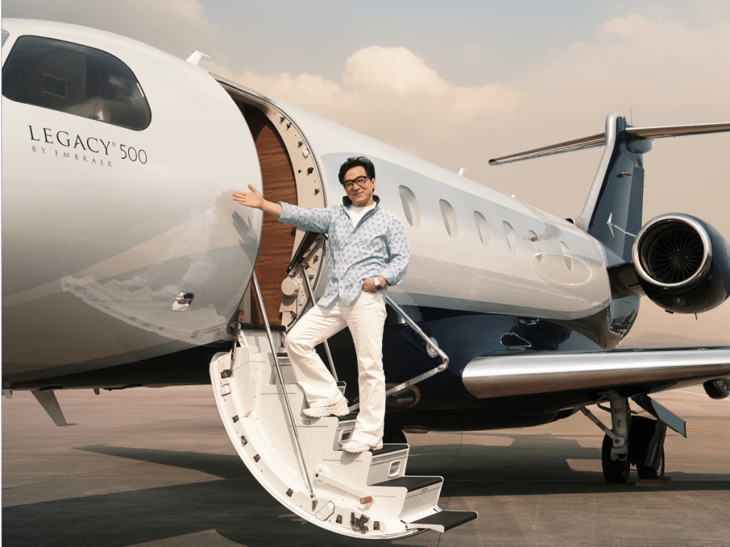 Jackie Cham Embraer Legacy 500 Jet