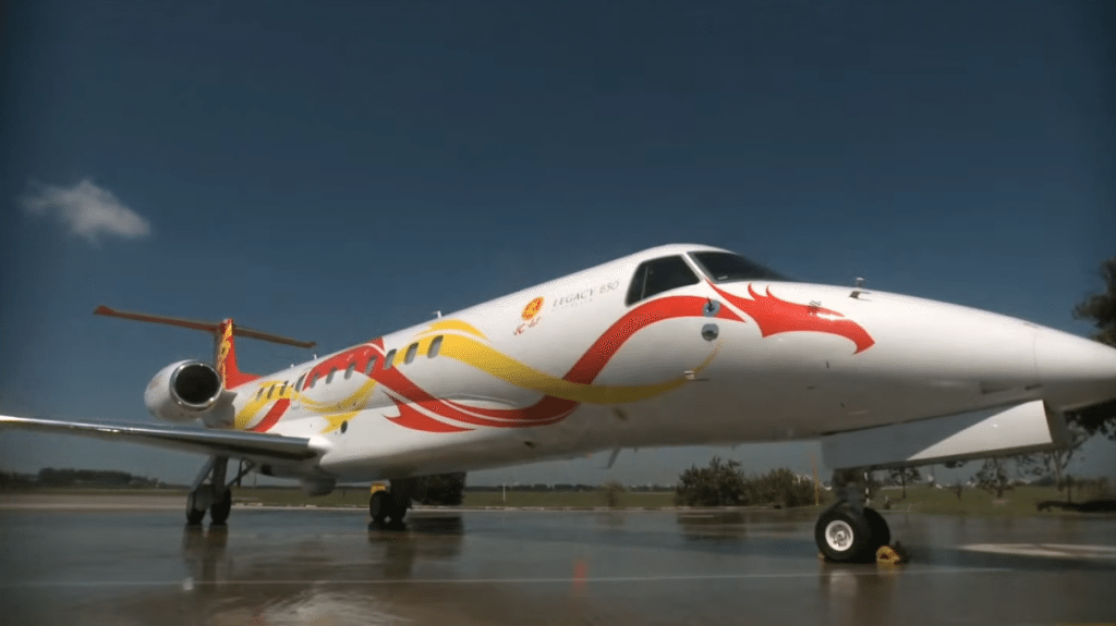 Jackie Chan Embraer 650