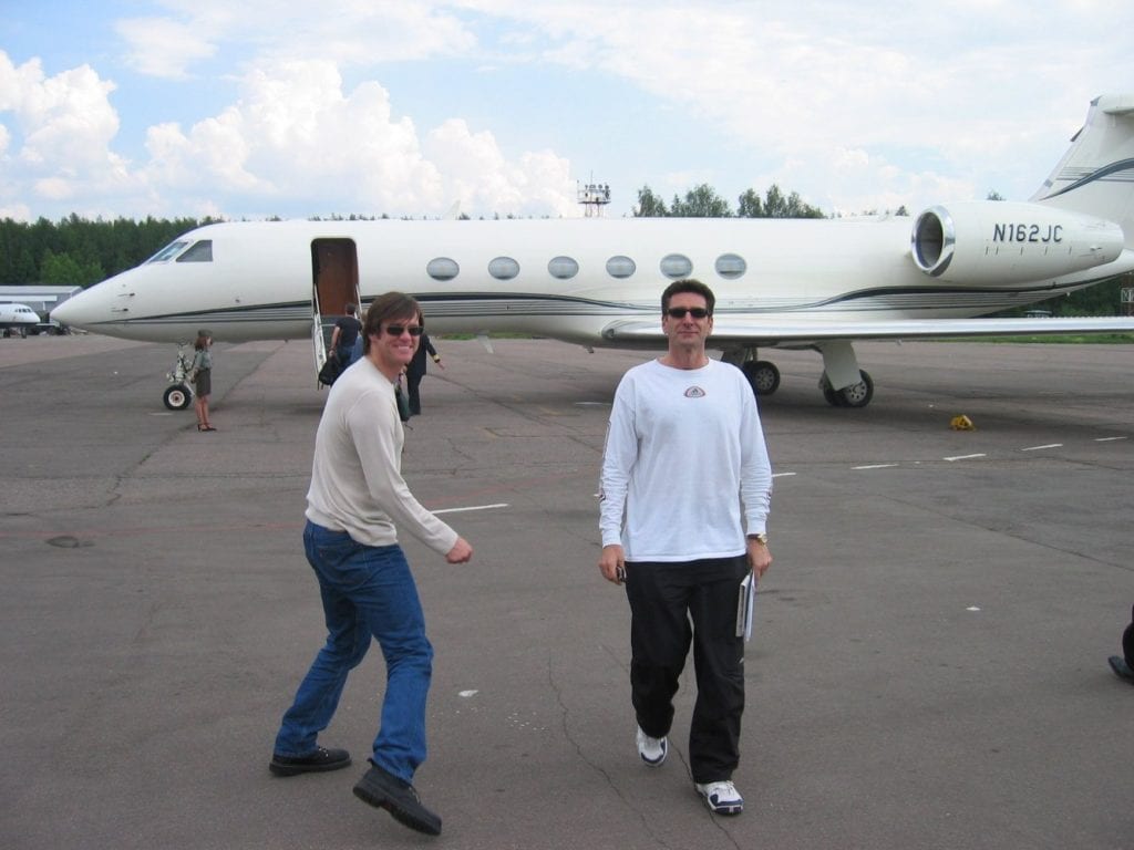 Jim Carrey celebrity-owned private jets