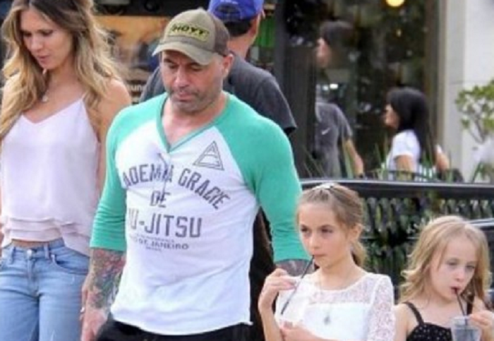 Joe Rogan with his Wife and Kids