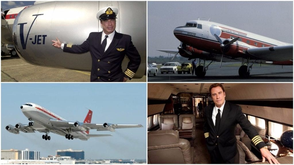 John Travolta celebrity-owned Private jets
