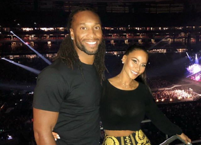 Larry Fitzgerald and Melissa Blakesley
