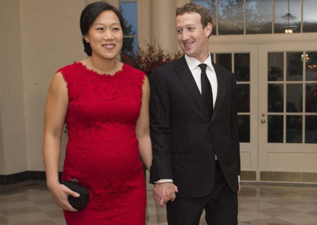 Mark Zuckerberg and his wife