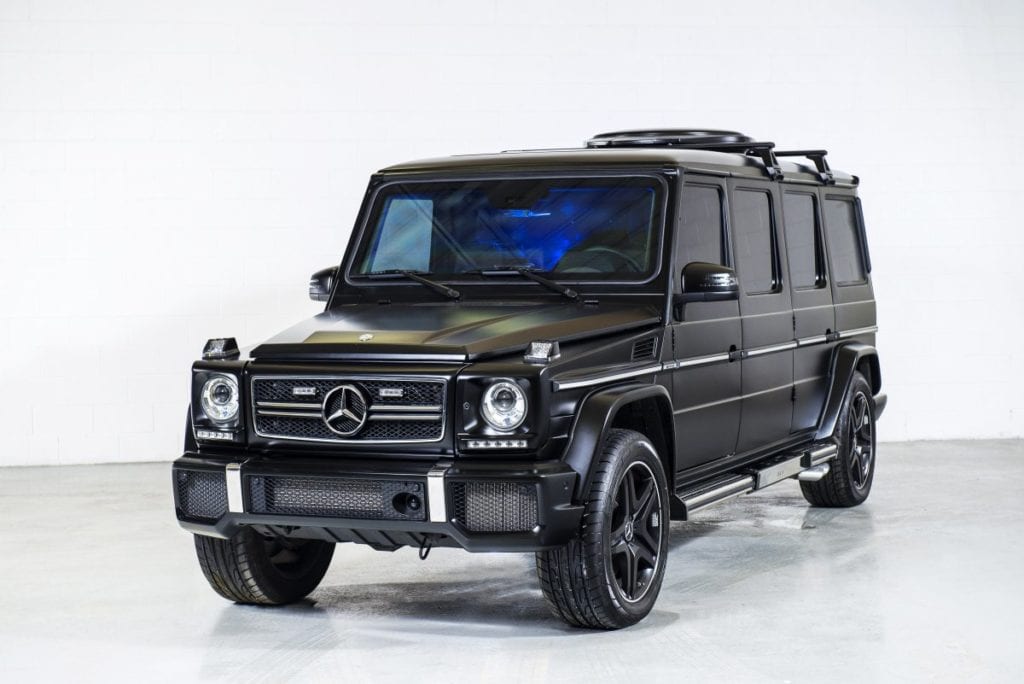 Armored Mercedes-Benz G-Wagon Mercedes Bulletproof 1