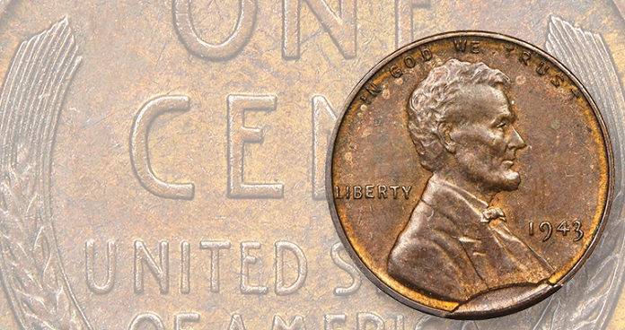 1943 Lincoln Cent Struck on Bronze Alloy