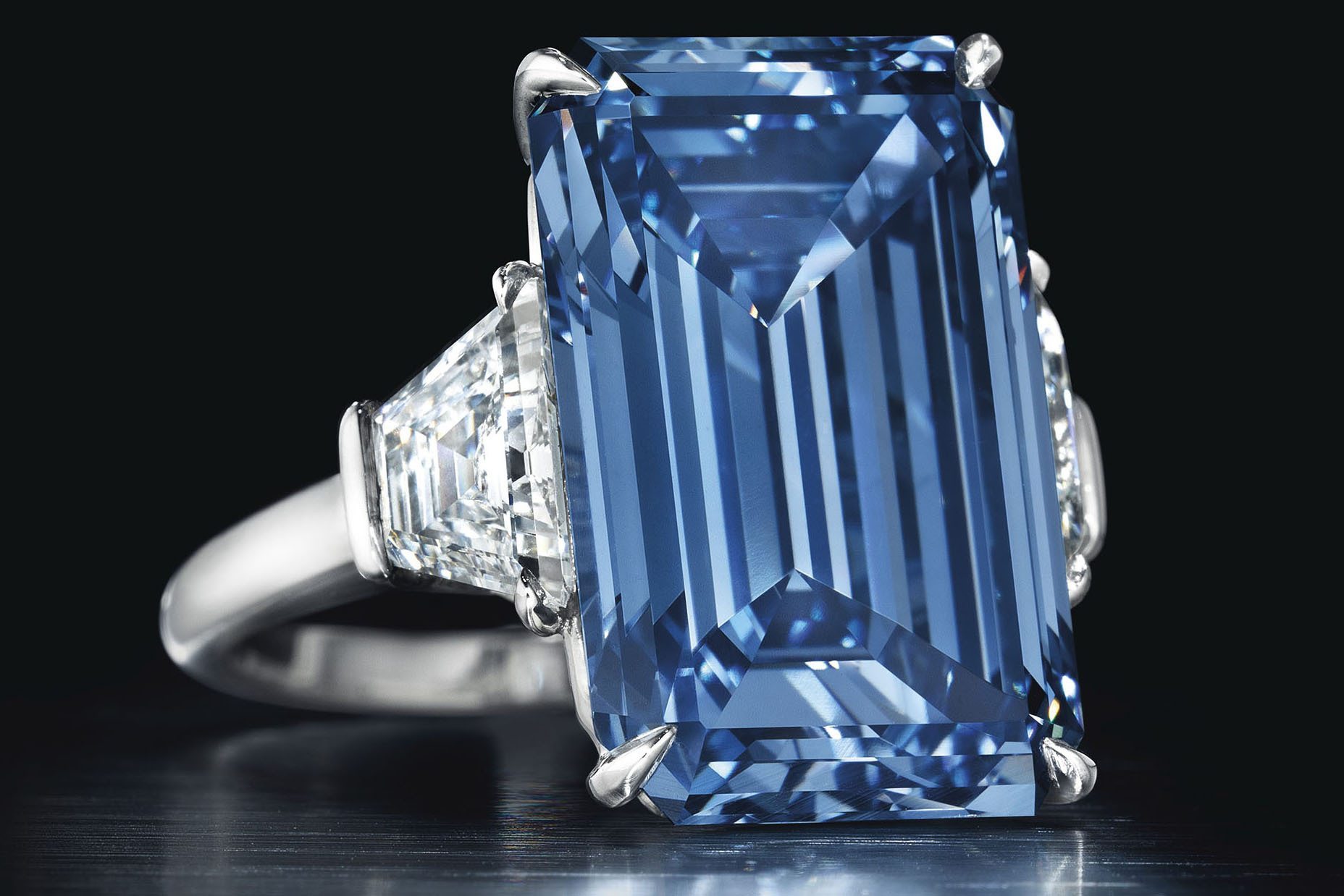 most expensive diamond to sell at auction Oppenheimer Blue Diamond