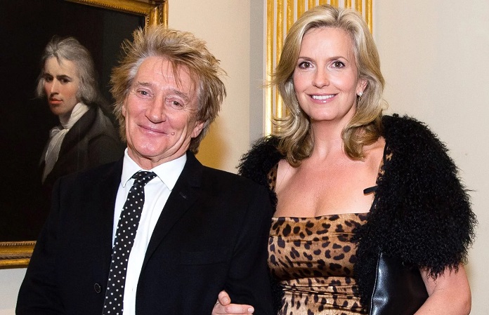 Penny Lancaster and Rod Stewart