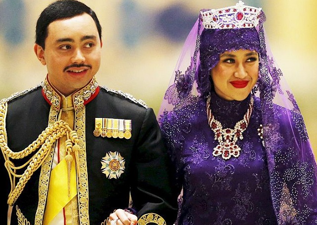Prince Abdul Malik of Brunei and Dayangku Raabi'atul 'Adawiyyah Pengiran Haji Bolkiah