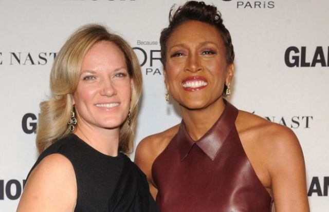 Robin Roberts and Amber Laign