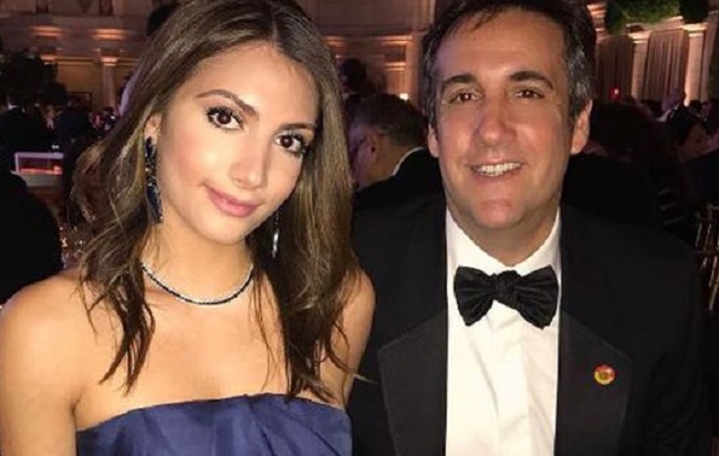 Samantha Blake Cohen with her father