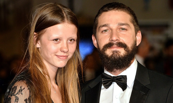 Shia Labeouf and Mia Goth