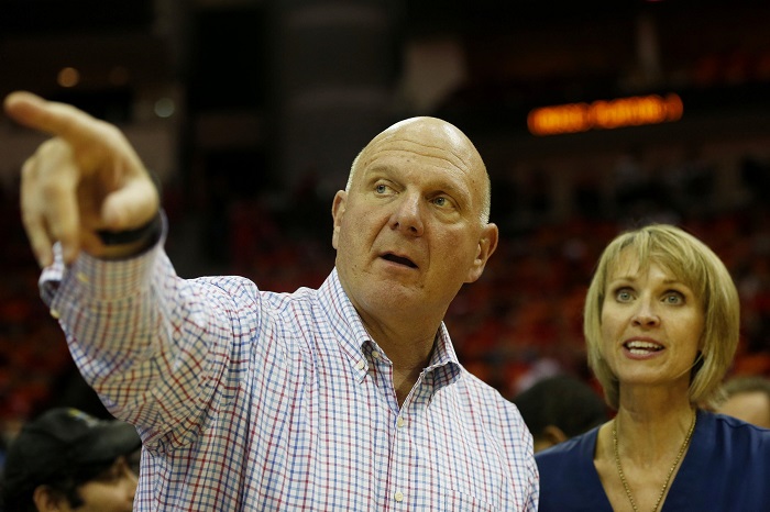 Steve Ballmer and his wife