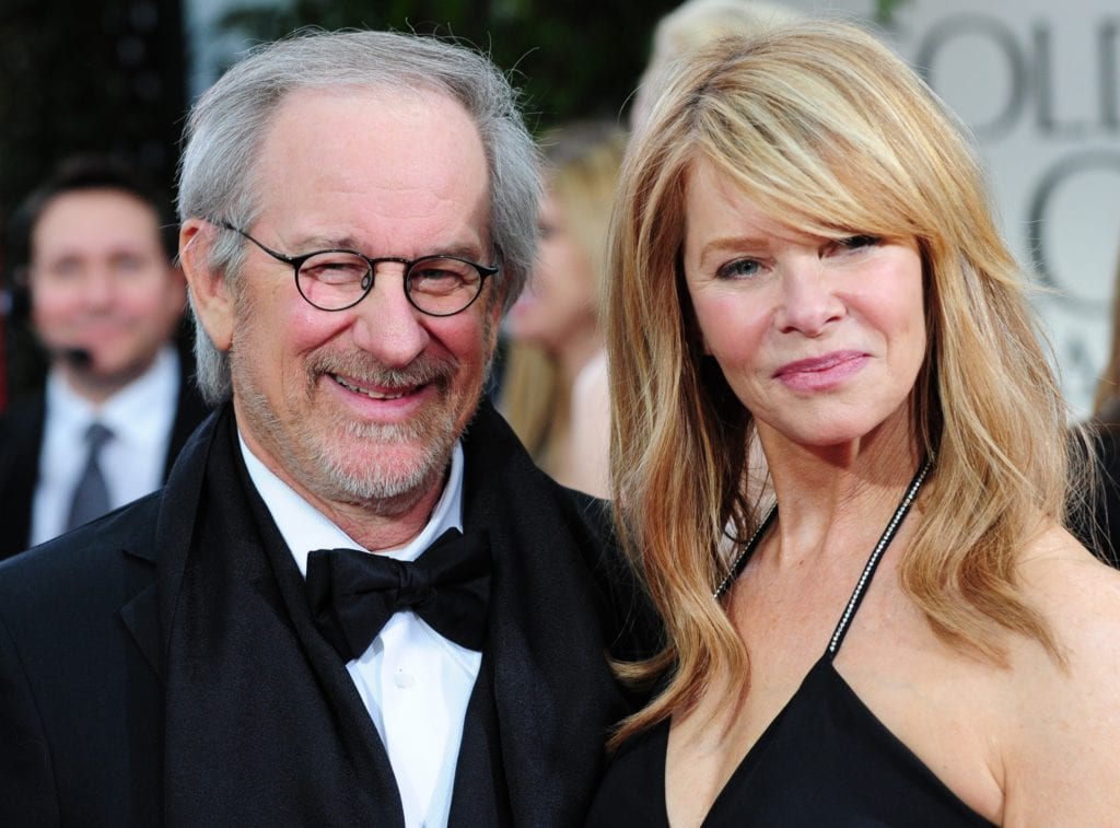 Steven Spielberg and Kate Capshaw arrive