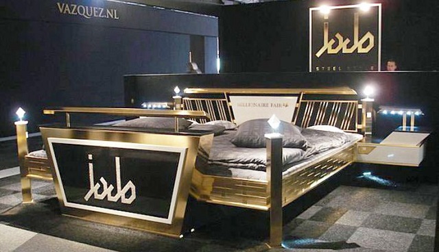 Most Expensive Beds,  The Jado Steel Gold Bed