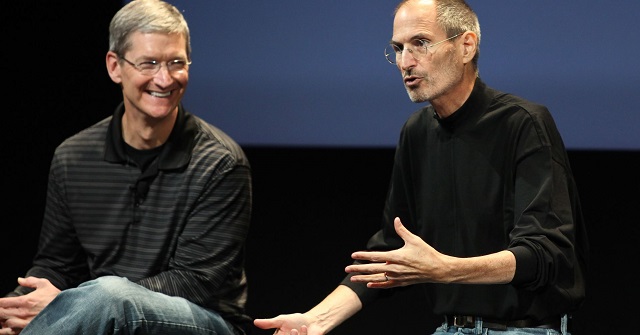 Tim Cook and Steve Jobs