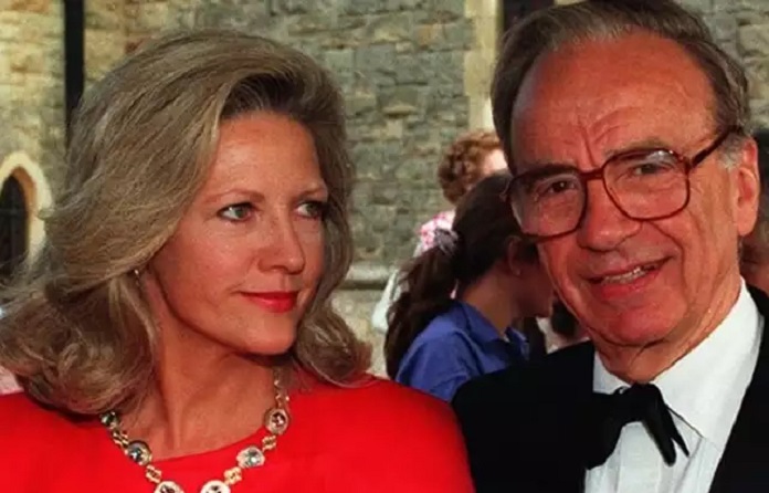 Rupert and Anna Murdoch