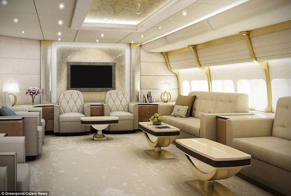 Inside Of The 607 Million Private Jet Boeing 747