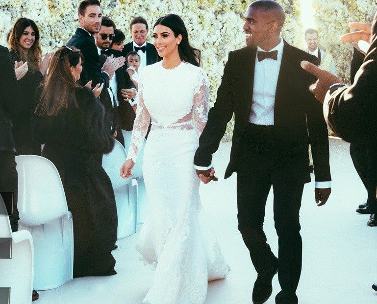 Most Expensive Celebrity Weddings kim-and-kanye