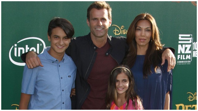 Cameron Mathison, wife Vanessa Arevalo and their children Lucas Arthur Mathison and Leila Emmanuelle Mathison